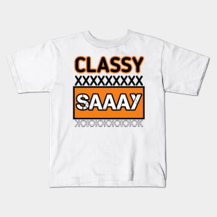 Classy sassy short word new design 2021 Kids T-Shirt